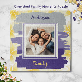 Queridos momentos familiares: rompecabezas de foto