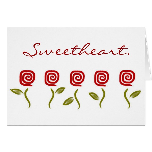 Queridos rosas amor floral lindo (Anverso (Horizontal))