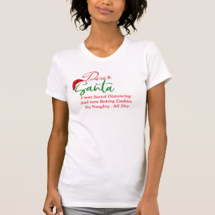queridos santa navidades graciosos camisetas travi