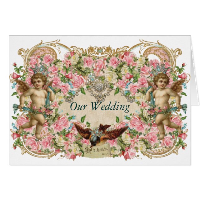 Querubes y pájaro (Anverso (Horizontal))