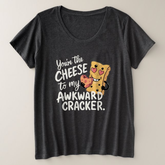 Queso a mi incómodo | Divertido y lindo San Valent (Anverso del diseño)