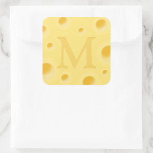 Queso Adorable Sello Monogramado Caprichoso