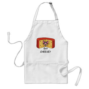 ¿Queso conseguido? delantal