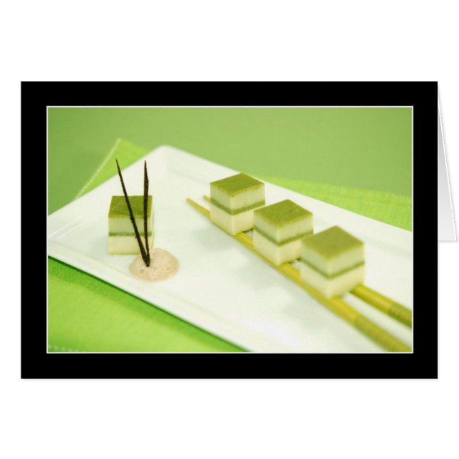 Queso de soja del té verde (Anverso (Horizontal))