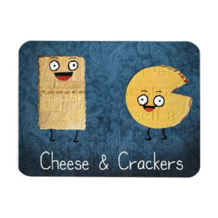 Queso e imán de las galletas