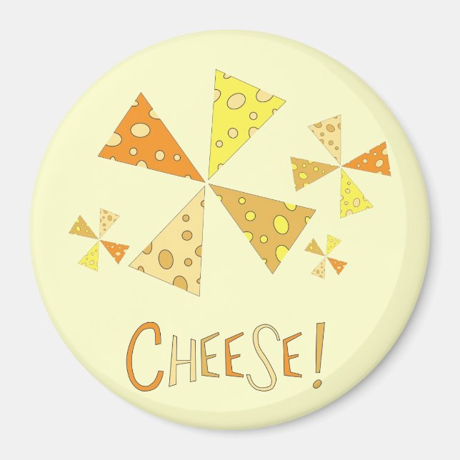 ¡Queso! Imán (Frente)