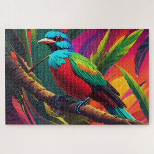 Quetzal Bird Jigsaw Puzzle
