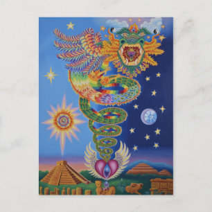 Quetzalcoatl Devuelve postal