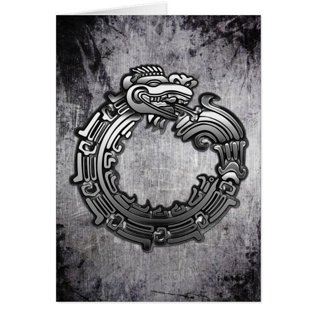 Quetzalcoatl plateado (Frente)