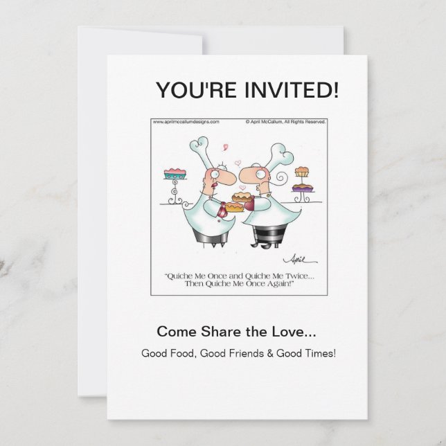 ¡QUICHE YO! Invitaciones en abril McCallum (Anverso)