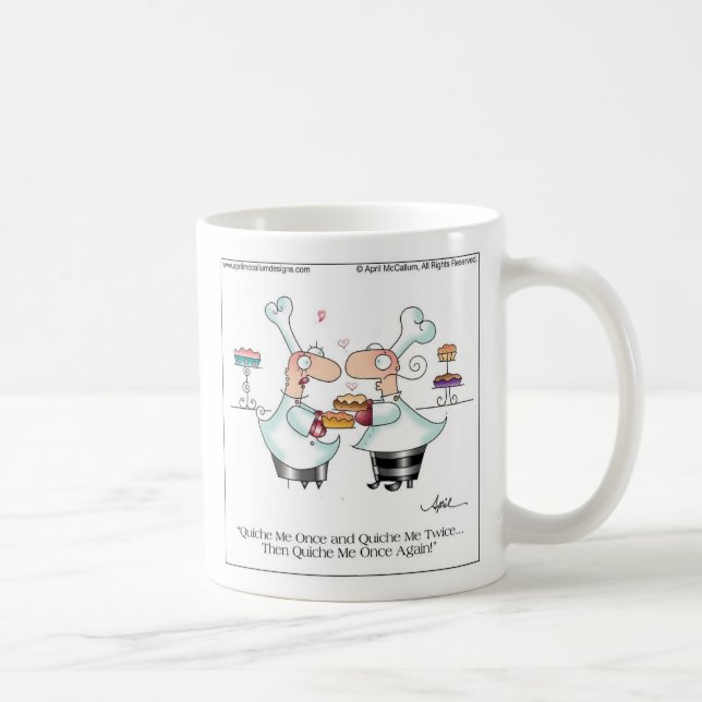 ¡QUICHE YO! Taza grande en abril McCallum (Derecha)