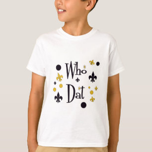 Quién camisetas de Dat