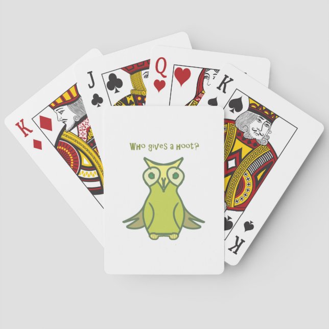 ¿Quién da una carta de juego clásica de hoot? (Reverso)
