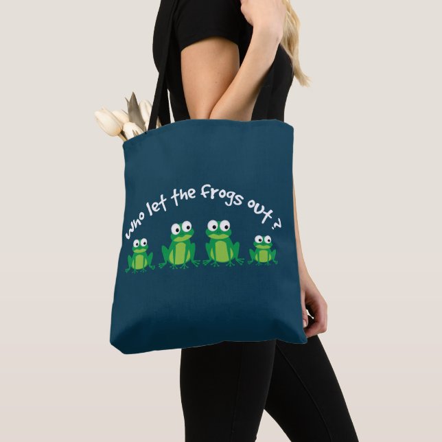 ¿Quién Dejó Salir a las Ranas | Bolsa divertida pa (Detalle)