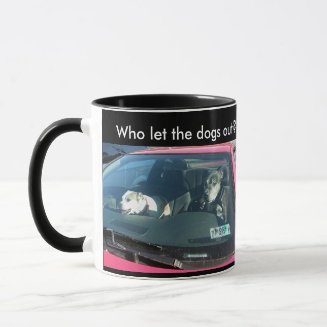 ¿Quién dejó salir a los perros? Taza (Izquierda)