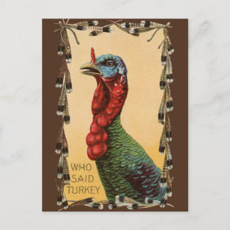 ¿Quién dijo Turquía? Graciosa postal de Acción de 