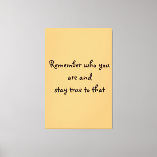 ¿Quién eres la impresión de lienzo?