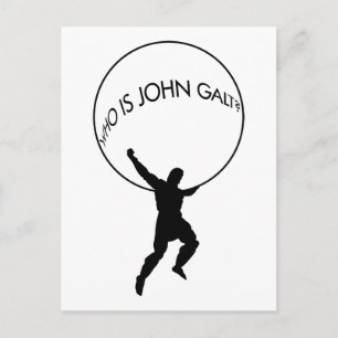 ¿Quién es John Galt? postal