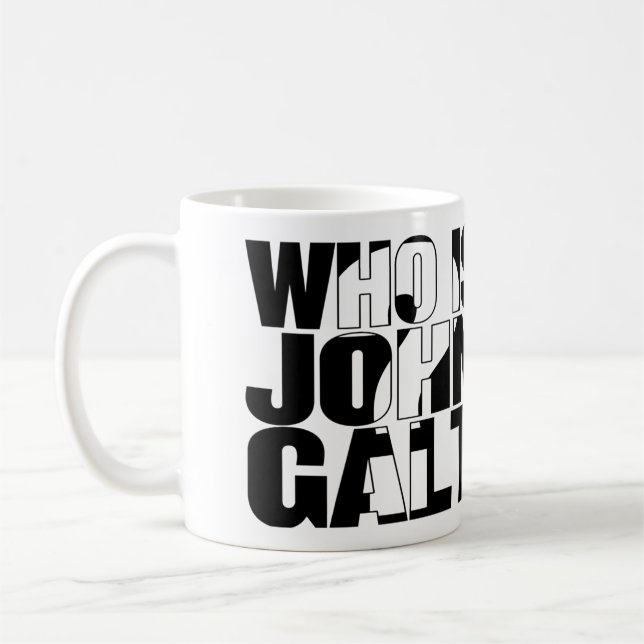 ¿Quién es Juan Galt? taza 11oz (Izquierda)