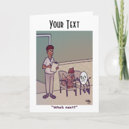 Quién es la próxima tarjeta de felicitación