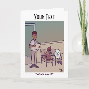 Quién es la próxima tarjeta de felicitación