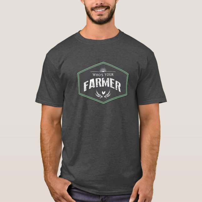 Quién es su camiseta del granjero (Anverso)