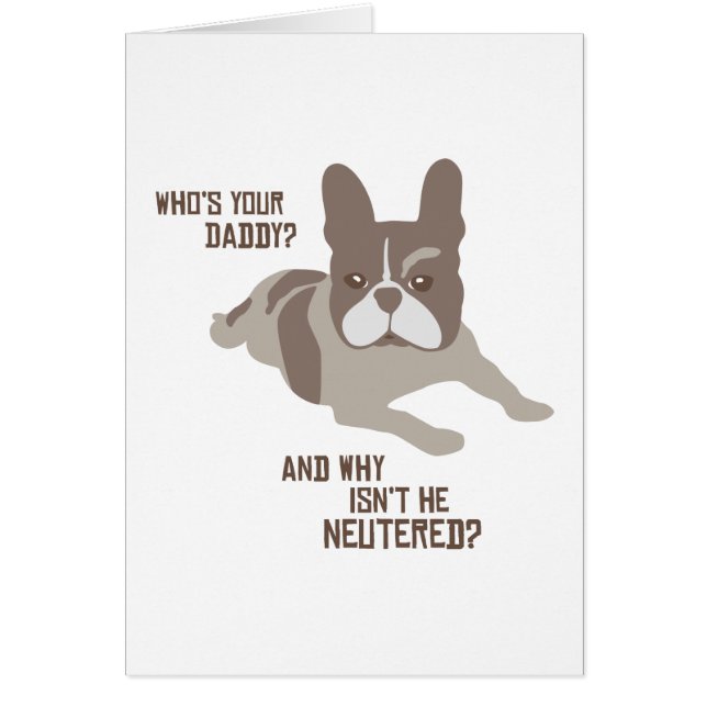 ¿Quién es su papá? (Frente)