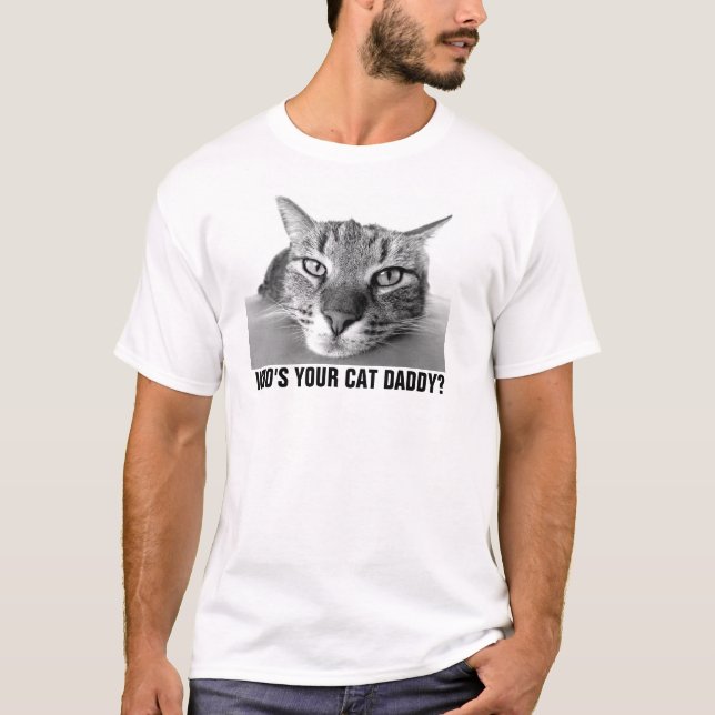 ¿Quién es su papá del gato? Camisetas (Anverso)