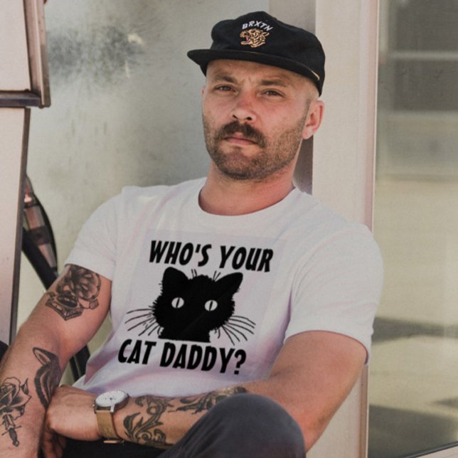 ¿Quién es tu camiseta de papá de gato? (Subido por el creador)
