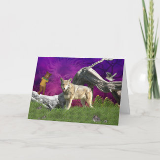 Quién está mirando quién tarjeta de felicitación