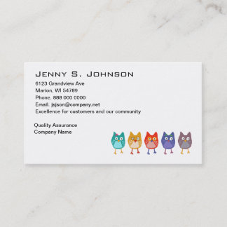 Quién está quién tarjeta de visita