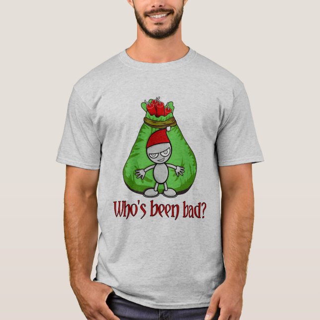 ¿Quién ha sido la camiseta de los malos Navidades? (Anverso)
