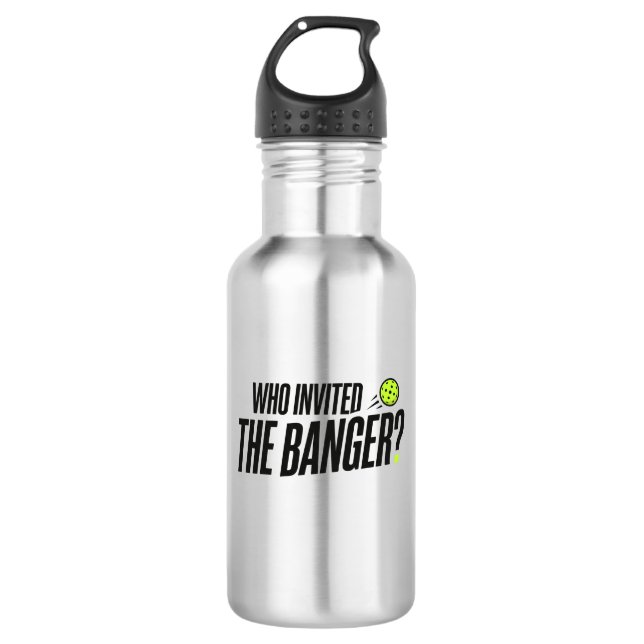 ¿Quién invitó al Banger? Botella de agua de pickle (Anverso)