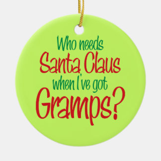 Quién necesita a Papá Noel yo tenga el ornamento