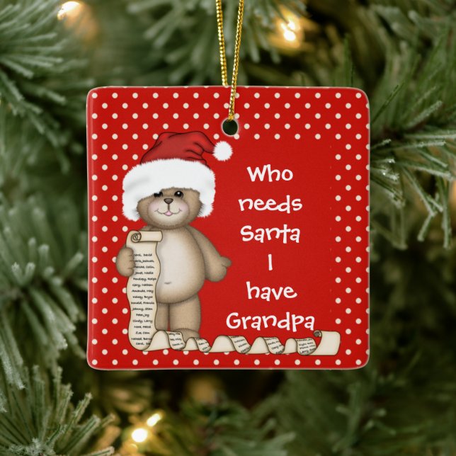 Quién necesita a Santa... Ornamento navideño del a (Árbol)