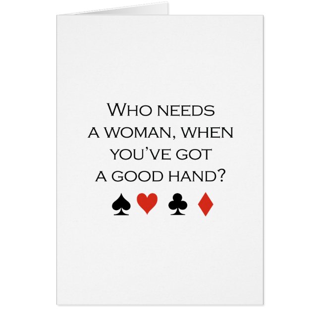 Quién necesita a una mujer cuando usted tiene una (Frente)