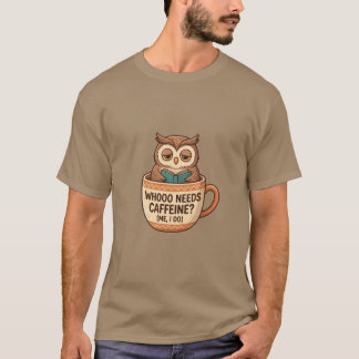 ¿Quién Necesita Cafeína? Taza de Café y Camiseta D