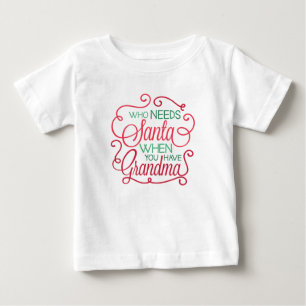 ¿Quién necesita la camiseta de bebé de Santa Unise