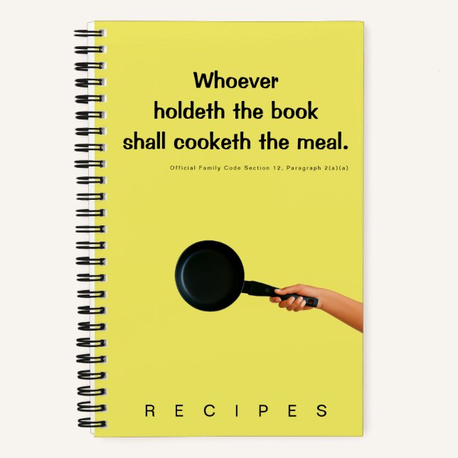 Quien sea que tenga el libro de recetas (Anverso)