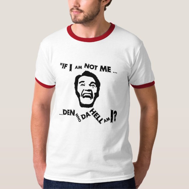 ¿Quién son yo? La camiseta #1 de los hombres (Anverso)