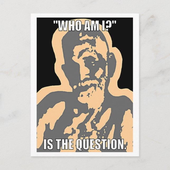 ¿Quién soy? Postal (Anverso)