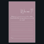 ¿Quién Soy? Volante de juego de ducha<br><div class="desc">Haz que sea tuyo agregando tu texto. Para acceder a las herramientas de edición avanzadas, vaya a "Personalize" (Personalizar), desplácese hacia abajo y pulse el enlace "click to personalizar more" (hacer clic en más ). Para obtener más diseños coincidentes, haga clic en el enlace "Otros productos de esta colección"</div>