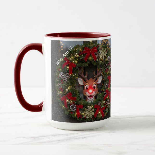 ¿Quién soy yo? Taza de Navidad (Izquierda)