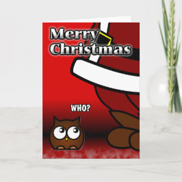 ¿Quién? Tarjeta de Navidad