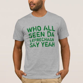 Quién todo el Leprechaun visto de DA. Camiseta