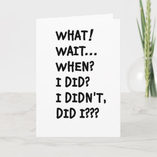 QUIÉN YO, OLVIDAR tarjeta