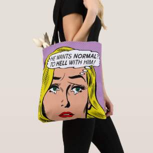 "¿Quiere Normal?" Bolso de tela