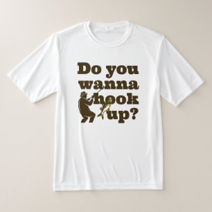 ¿Quieres engancharte? Camiseta divertida de pescad