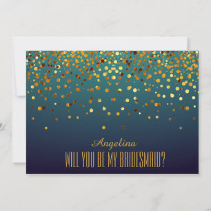 ¿Quieres ser mi dama de honor? invitación