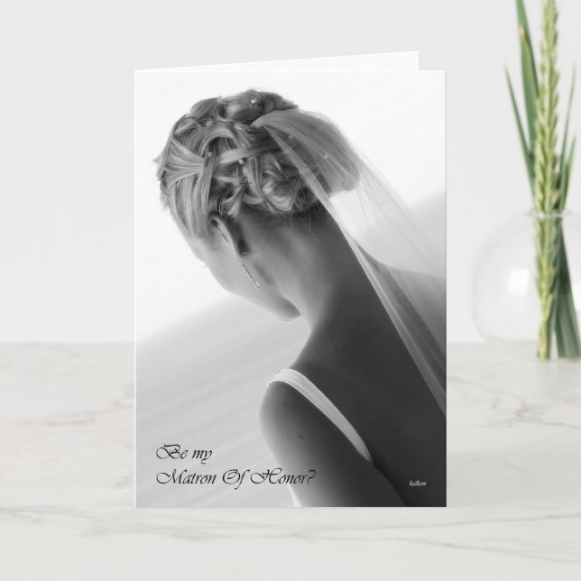 ¿Quieres ser mi Dama de Honor? tarjeta de invitaci (Anverso)